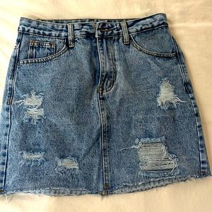 SheIn Jean Skirt, Size Small
